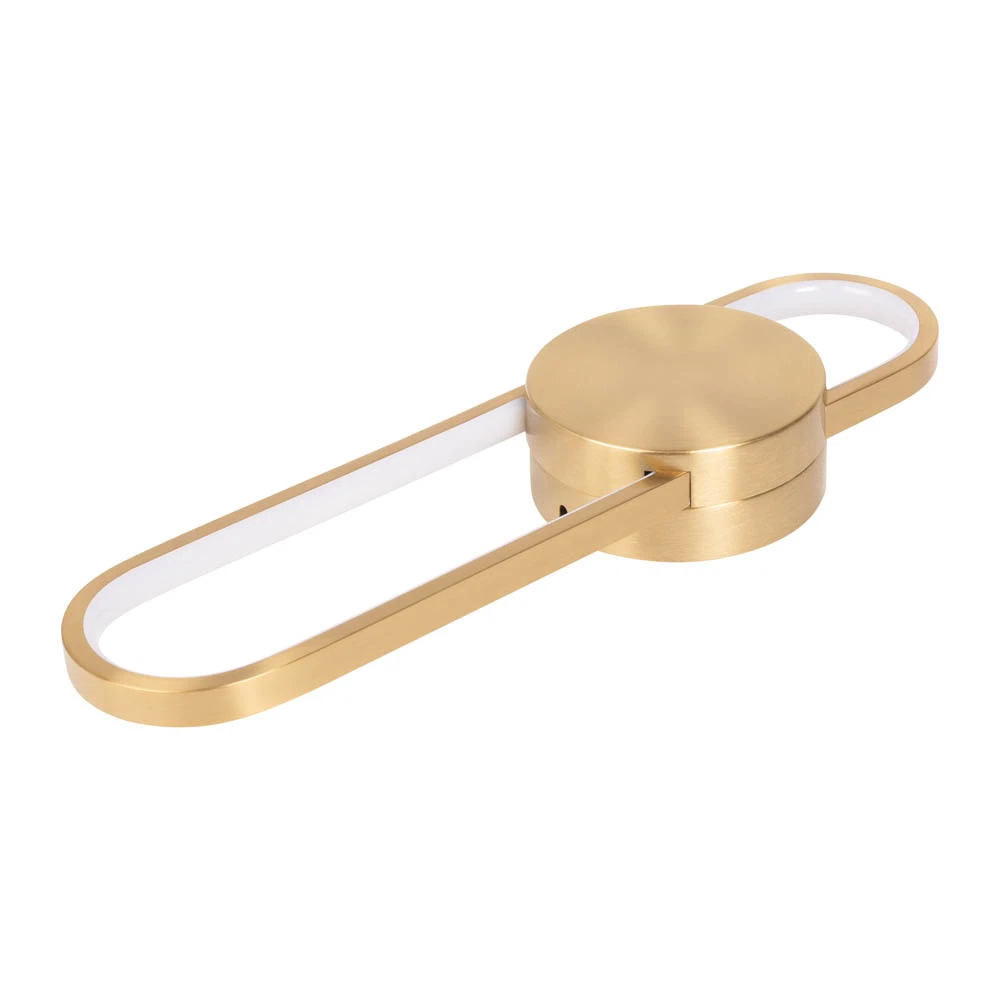 Aplica LED 1680lm, 24W, IP20, 16x40cm, auriu - Zenith [5]