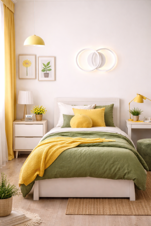 Corpuri de Iluminat Interior - Aplica LED 1820lm, 28W, 3CCT ON/OFF, IP20, alb - Anna