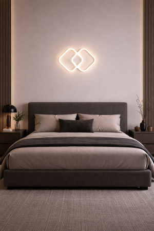 Corpuri de Iluminat Interior - Aplica LED 28W, 3CCT ON/OFF, 33x26x9cm, IP20, alb - Aria