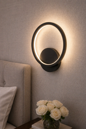 Aplica LED 750lm 5W 3CCT negru - Aura