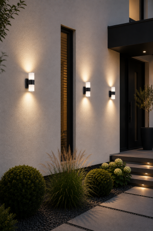 Aplica Led de exterior 1080lm, 18W,  23.2x14 cm, IP65, lumina neutra, negru [1]
