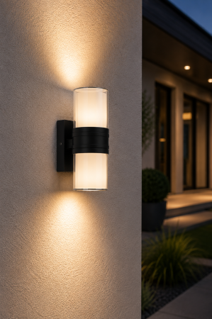Corpuri de Iluminat Exterior - Aplica Led de exterior 1080lm, 18W,  23.2x14 cm, IP65, lumina neutra, negru