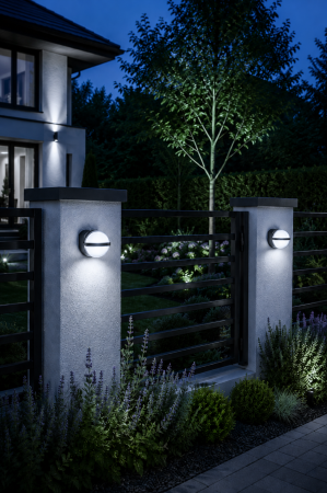 Aplica Led de exterior 1105lm, 13W, 13.5x10.5cm, IP65, lumina neutra, negru [1]