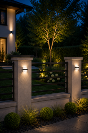 Aplica Led de exterior 1105lm, 13W, 13.5x9cm, IP65, lumina neutra, negru [1]