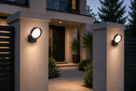 Aplica Led de exterior 1280lm, 16W, 21x18x15cm, IP54, lumina neutra, negru [2]