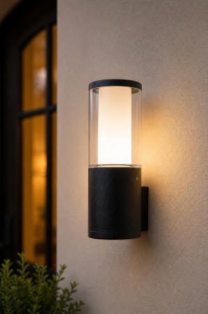 Corpuri de Iluminat Exterior - Aplica Led de exterior 350lm, 3.5W, 11x26cm, IP55, negru - Carlo