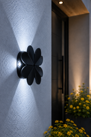 Corpuri de Iluminat Exterior - Aplica LED de exterior 400lm, 16cm, 5W, IP54, negru - Ray