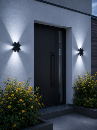 Aplica LED de exterior 400lm, 16cm, 5W, IP54, negru - Ray [2]