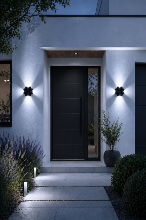 Aplica LED de exterior 400lm, 16cm, 5W, IP54, negru - Ray [1]