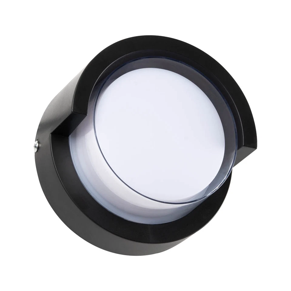 Aplica LED de exterior 840lm, 12W, 17cm, IP65, negru - Siera rotund [5]