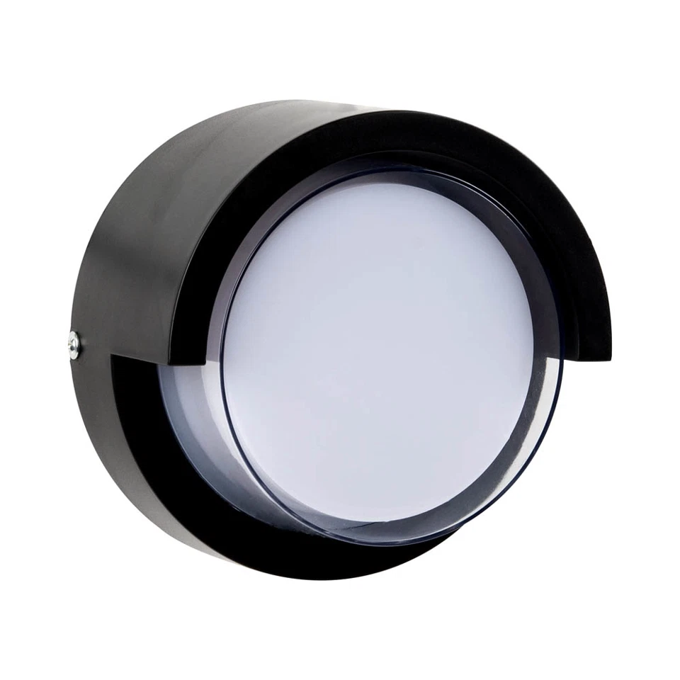 Aplica LED de exterior 840lm, 12W, 17cm, IP65, negru - Siera rotund [3]