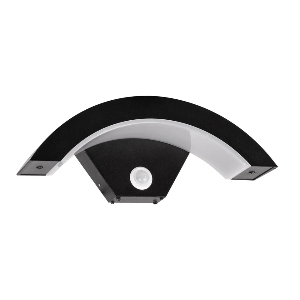 Aplica LED de exterior cu senzor, 1200lm, 29.3cm,24W, IP54, negru - Detroit [4]