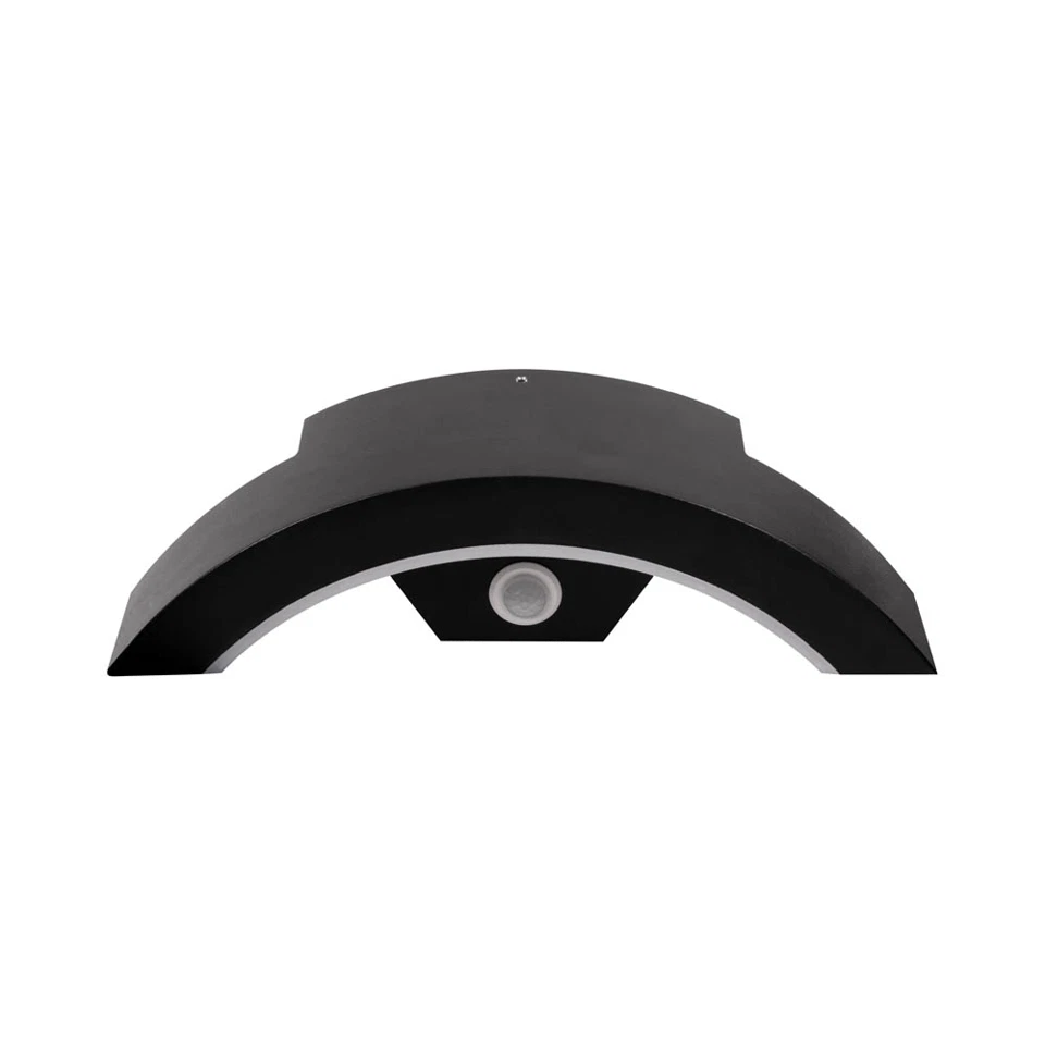 Aplica LED de exterior cu senzor, 1200lm, 29.3cm,24W, IP54, negru - Detroit [6]