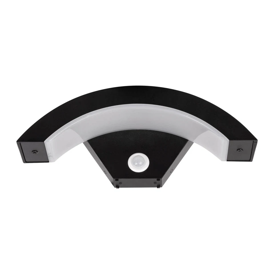 Aplica LED de exterior cu senzor, 1200lm, 29.3cm,24W, IP54, negru - Detroit [3]
