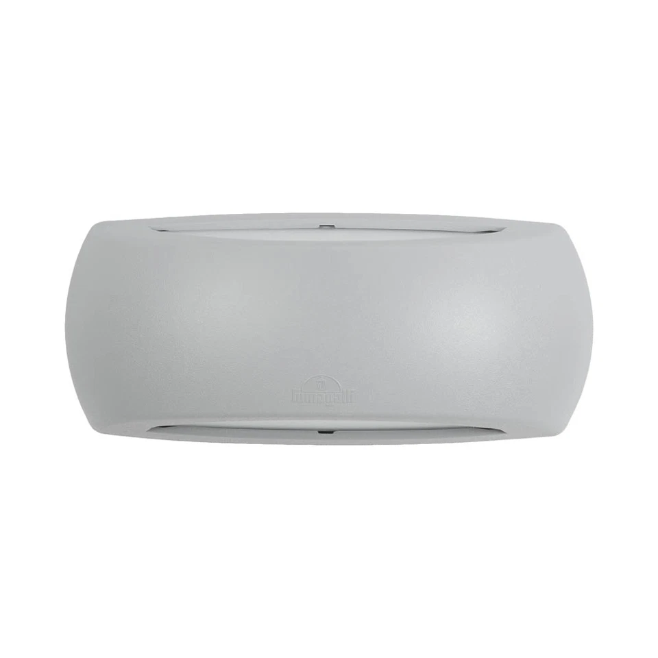 Aplica Led E27 de exterior 800lm, 6W, 13x30cm, lumina neutră IP66, gri - Francy [4]