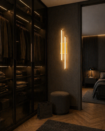 Aplica LED Flame 2850lm 30W 3CCT auriu dimabila [2]