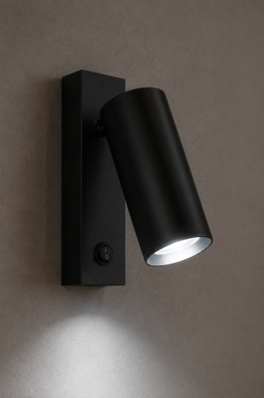 ILUMINAT - Aplica LED tip spot 10W, 15x11x5.5cm, IP20, lumina rece, negru - Kabo