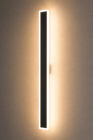 Corpuri de Iluminat Exterior - Aplica liniara Led de exterior 900lm, 18W,  IP65, lumina neutra, negru