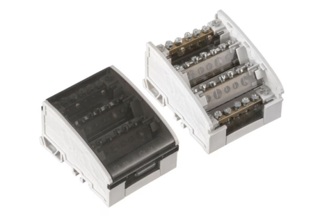 Accesorii Tablou - Bloc terminal de distributie 4X7P, 160A, 88x51x66mm