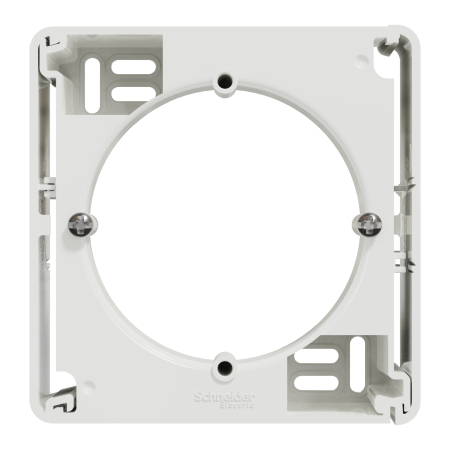 Cadru pentru montaj aparent 1 post, rama simpla, Sedna Design, alb, SDD111901 [3]