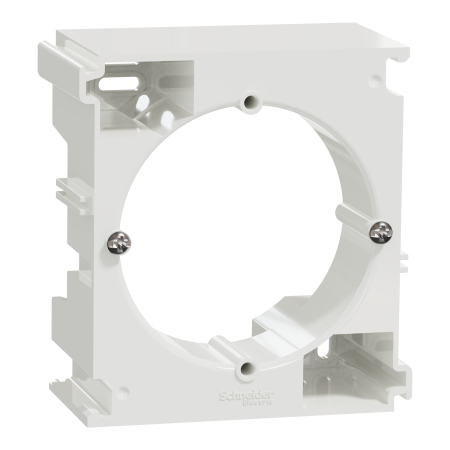 Aparataj Modular - Cadru pentru montaj aparent multipost, Sedna Design, alb, SDD111902