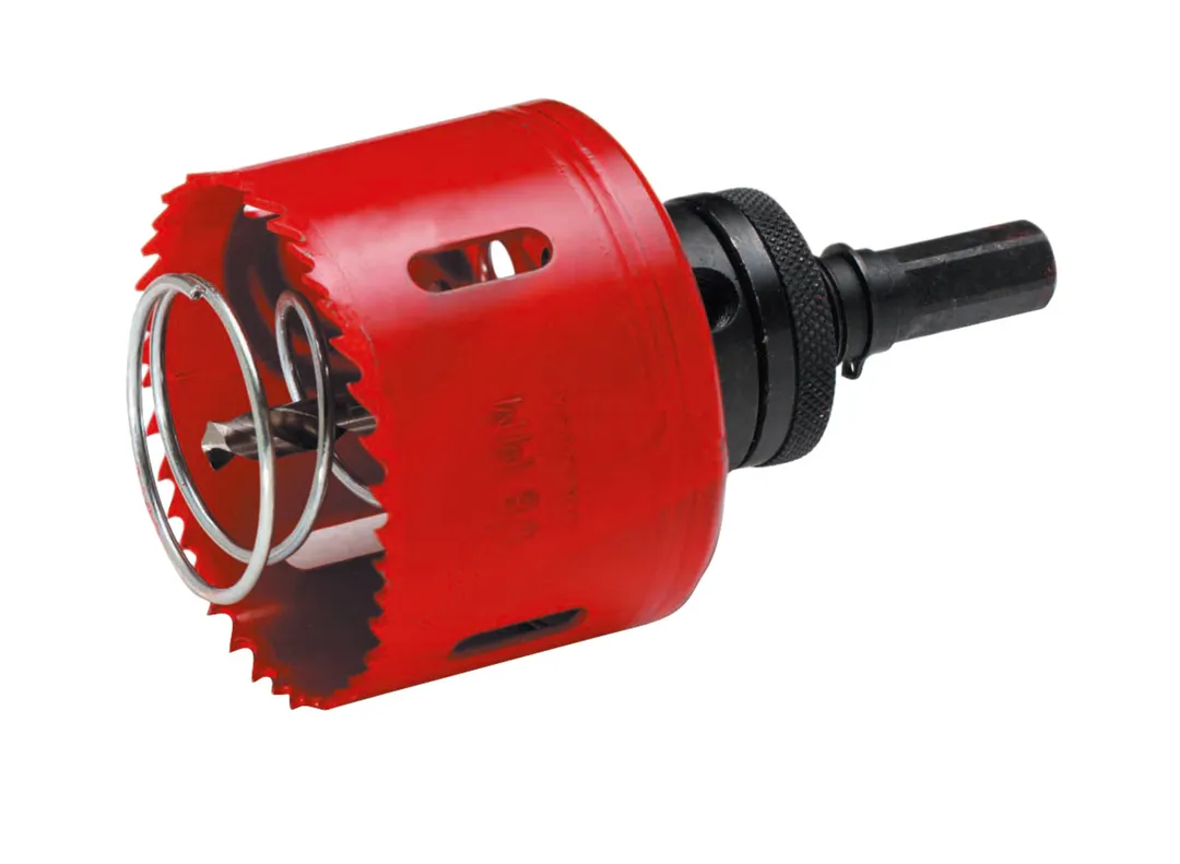 Carota cu burghiu si arc pentru cutii de distributie, rigips, 68 mm