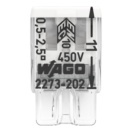 Clema conexiune pentru 3 conductori unifilari 0.5-2.5 mmp, 24A, set 10 buc. [3]