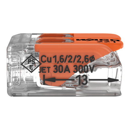 Clema legatura cu parghie 2P, 0.5 - 6mmp, 41A, 221-612, set 10 buc. [2]