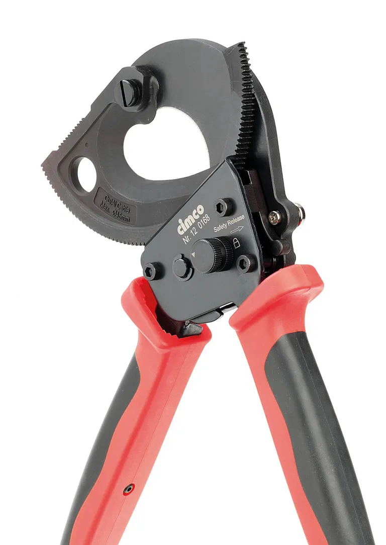 Cleste de taiat cabluri de cupru si aluminiu cu clichet, Ø 45 mm, VDE [4]