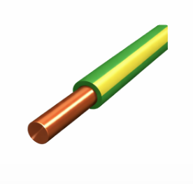 Conductori rigizi - Conductor FY 2.5 mm (H07V-U), verde-galben, 450/750V, cupru, 100ML