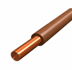 Conductori rigizi - Conductor FY 6 mm (H07V-U), maro, 450/750V, cupru, 100ML