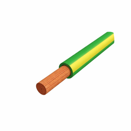 Conductori flexibili cupru - Conductor MYF 25 mm (H07V-K), verde-galben, 450/750V, cupru, 1ML