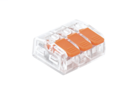 Cleme si Conectori - Conector rapid cu parghie 3P, 0.2 - 4mmp, set 20 buc