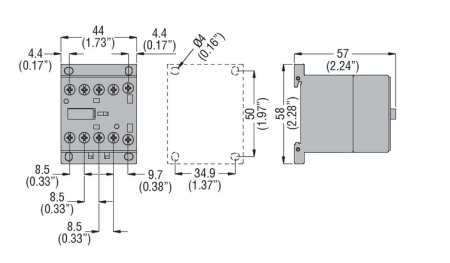 Contactor 3 poli, curent de lucru IEC Ie (AC3) = 12A, bobina AC 50/60Hz, 230VAC, 1NO [3]