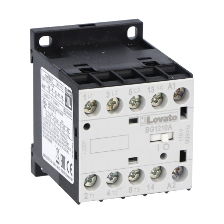 Contactoare, Relee si Temporizatoare - Contactor 3 poli, curent de lucru IEC Ie (AC3) = 12A, bobina AC 50/60Hz, 230VAC, 1NO
