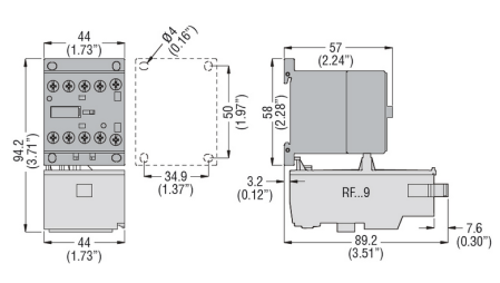 Contactor 3 poli, curent de lucru IEC Ie (AC3) = 6A, bobina AC 50/60Hz, 230VAC [2]