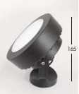 Corp LED de gradina, 350lm, 16.5x10cm, 3W, CCT, IP66, negru- Tommy [3]
