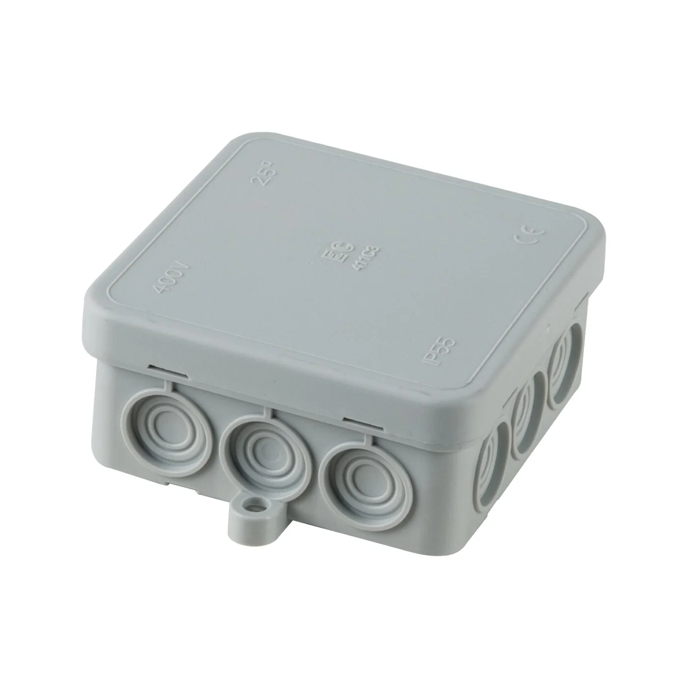 Doze de Legatura - Cutie de distributie exterior,12 intrari 8-14 mm , IP55, 75x75x34 mm