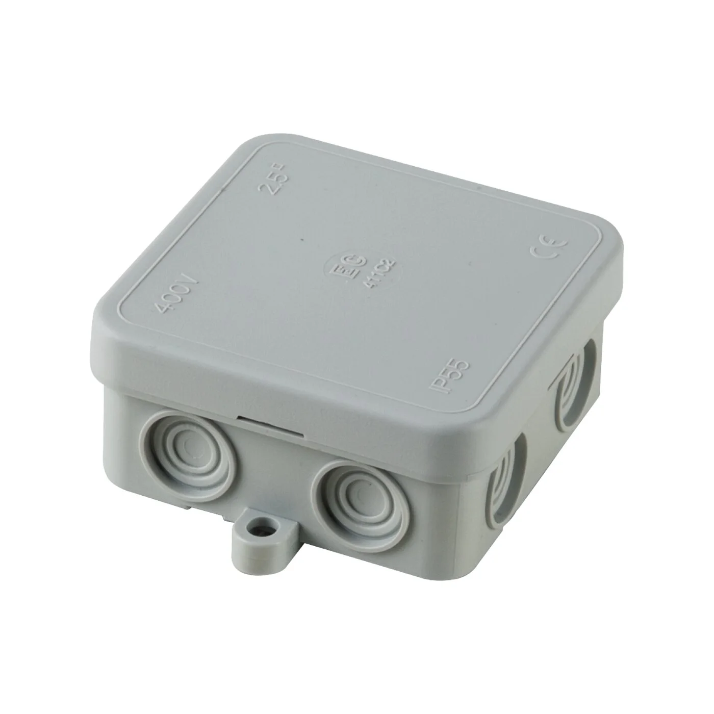 Doze de Legatura - Cutie de distributie exterior,7 intrari 8-14 mm , IP55, 65x65x30 mm