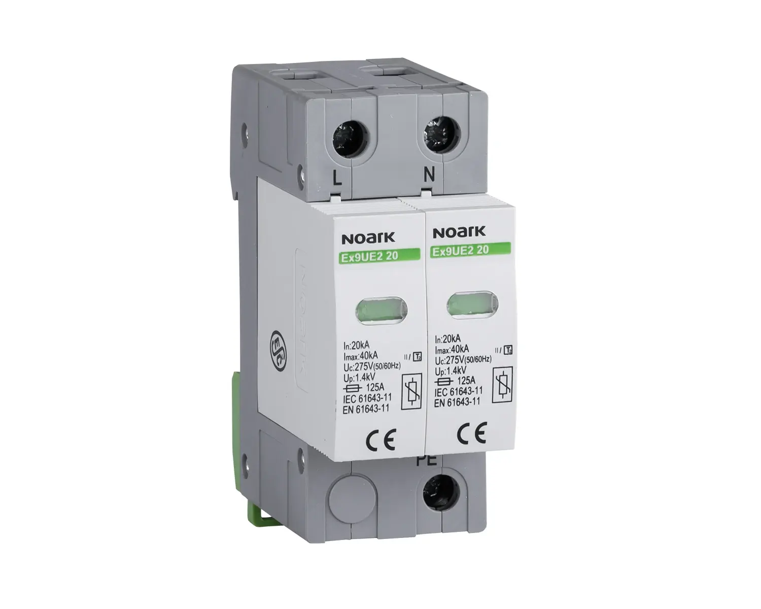 Descarcatoare si Protectie Supratensiune - Descarcator la supratensiune (protectie la supratensiune), 2P, 275V, 20kA