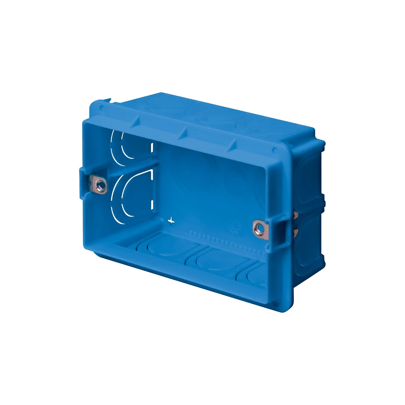 MANAGEMENT CABLU SI DOZE - Doza 3 module, incastrata, pentru volum mare,95X70X48 mm, albastra