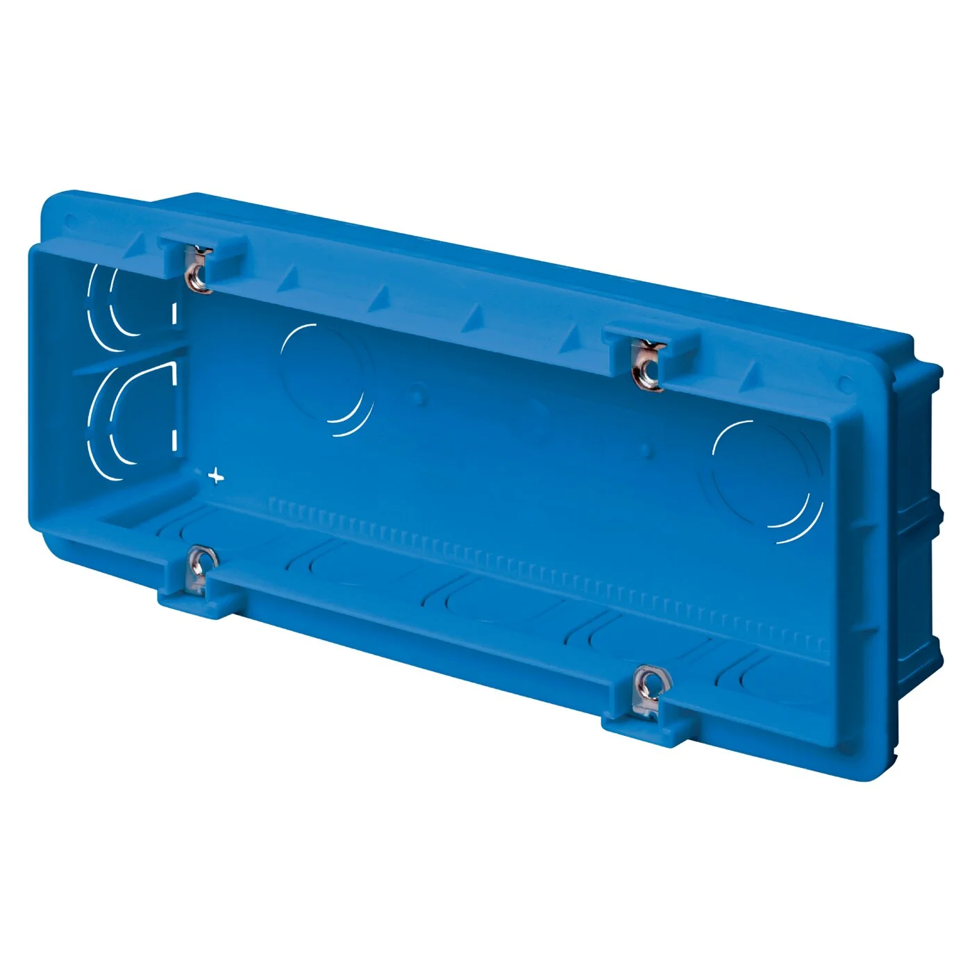 Doze de Aparat - Doza 6 module, incastrata, pentru volum mare, 178X70X48 mm, albastra