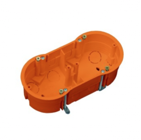 Doze de Aparat - Doza aparat 2 module, montaj incastrat, 2x68x46mm, rigips