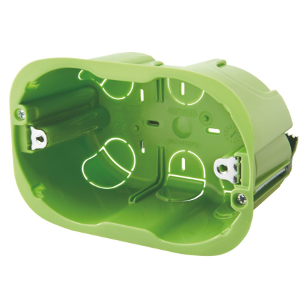 Doze de Aparat - Doza aparat 3 module, incastrata, pentru volum mare, pentru rigips-carton, 110x73x50 mm, verde