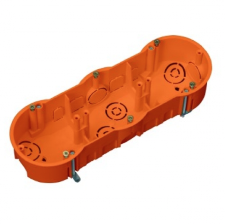 Doze de Aparat - Doza aparat 3 module, montaj incastrat, 3x68x46mm, rigips