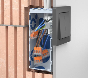 Doza aparat ermetica dubla, montaj incastrat, 66 mm, 149x80 mm, UP¹ ECON® [2]