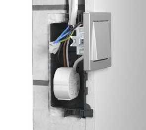 Doza aparat pentru electronice, montaj incastrat, 67 mm, Ø 60 mm, negru [2]