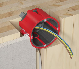 Doza aparat rezistenta la foc, montaj incastrat, 46 mm, Ø 68 mm [2]