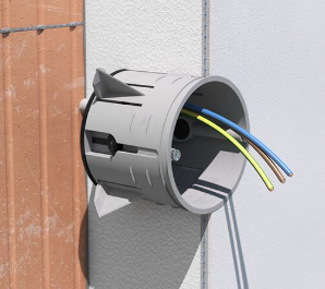 Doza aparat termosistem, montaj incastrat, 60 mm, Ø 68 mm, ECON® Styro 55 [1]