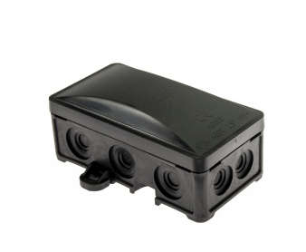 Doze de Legatura - Doza de derivatie aparenta, 10 intrari, IP54, 95x50x40mm, negru